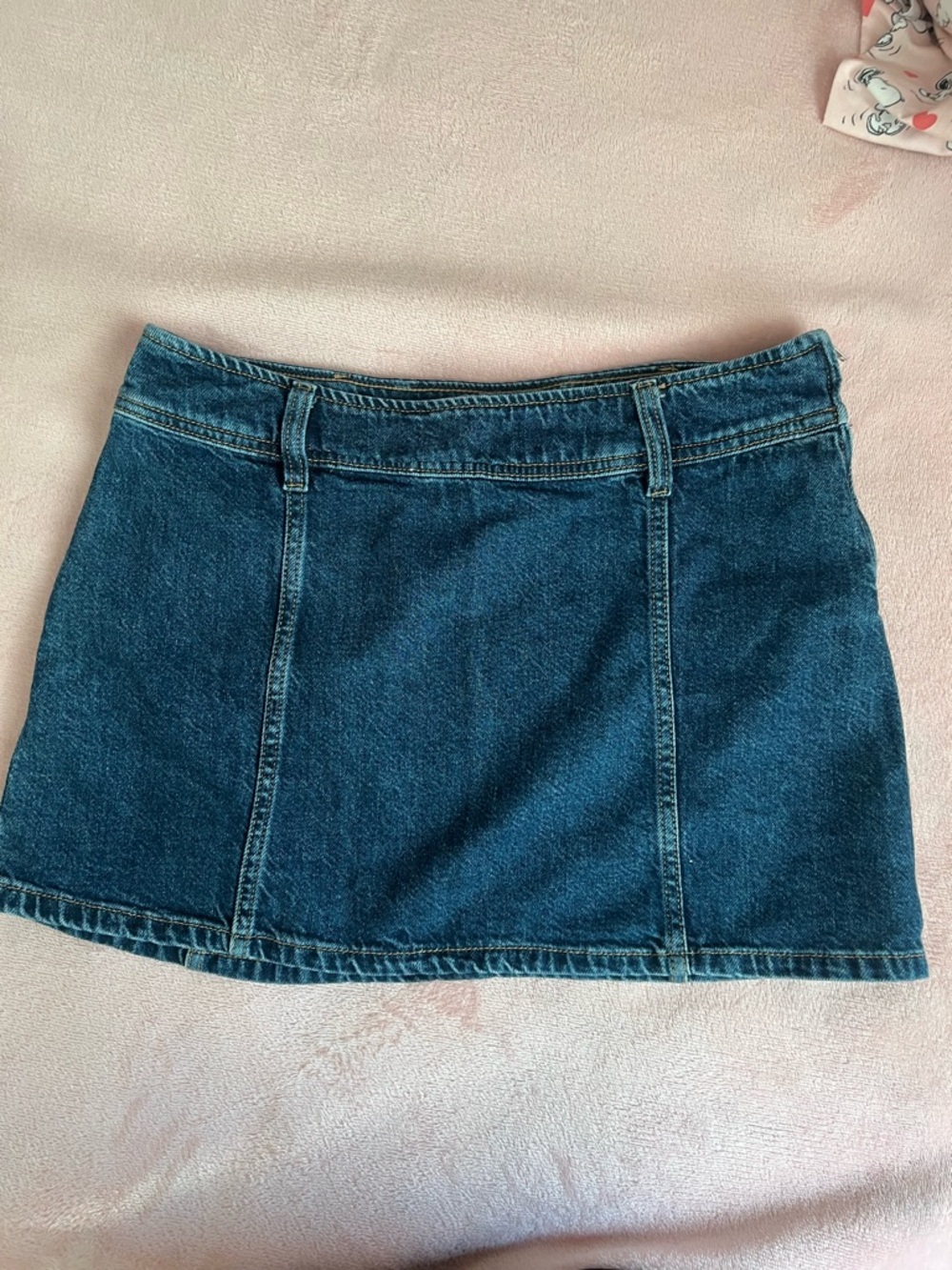 H&M Dark Blue Denim Mini Skirt